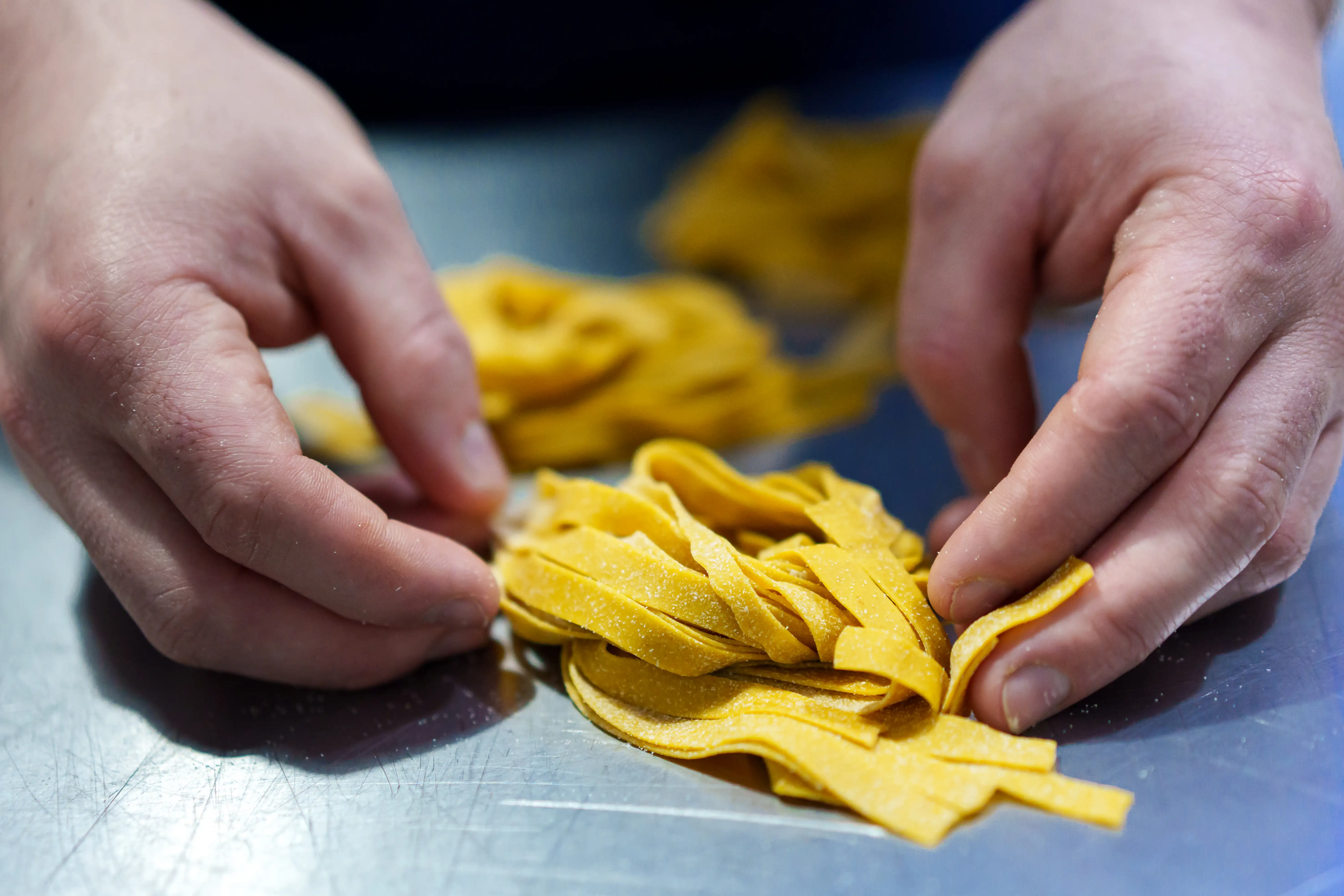 Elaboración artesanal de pasta